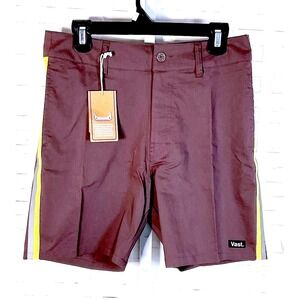 VAST Reflex Board Shorts Color‎ Brown With Stripes Men's Size 32 NWT